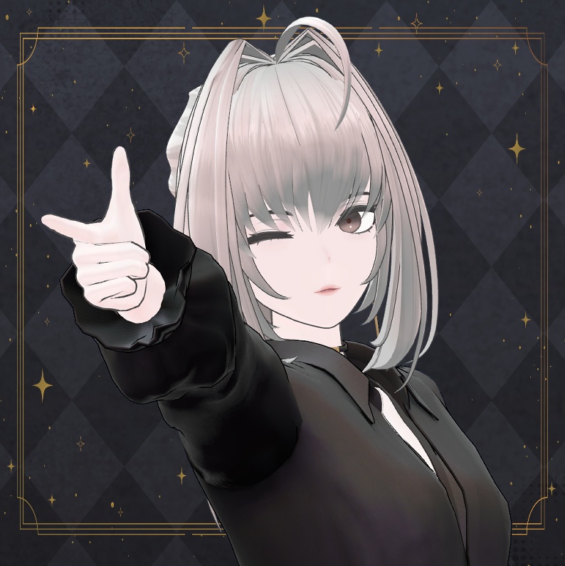 【PB対応】つやつやエアインテークポニーテール【13アバター対応】