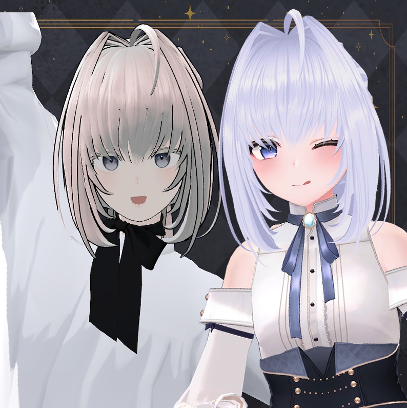 【PB対応】つやつやエアインテークポニーテール【13アバター対応】