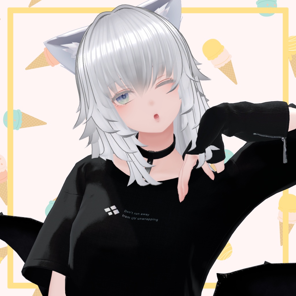 もふもふロングヘアー