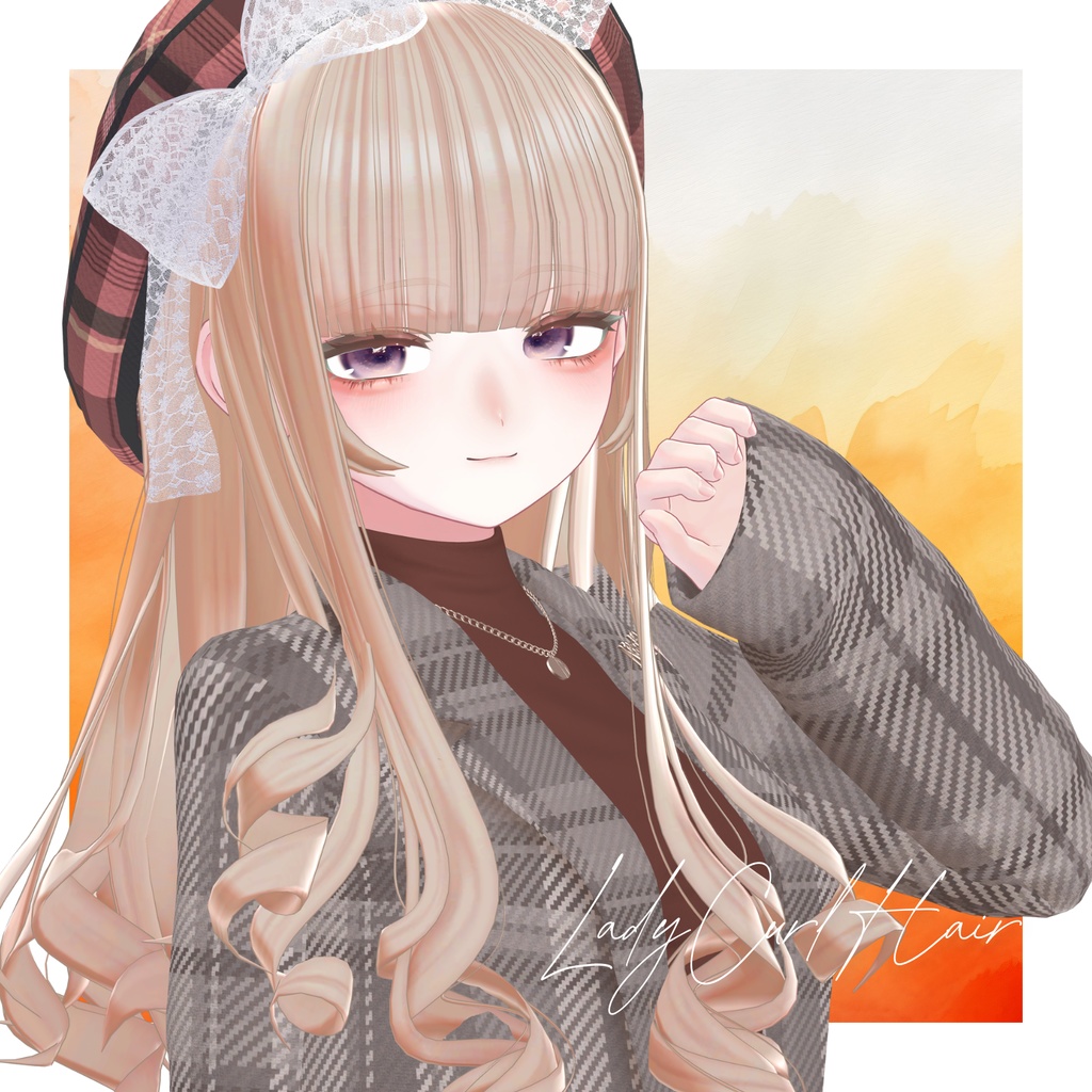 【髪＋ヘアアクセ】LadyCurlHair