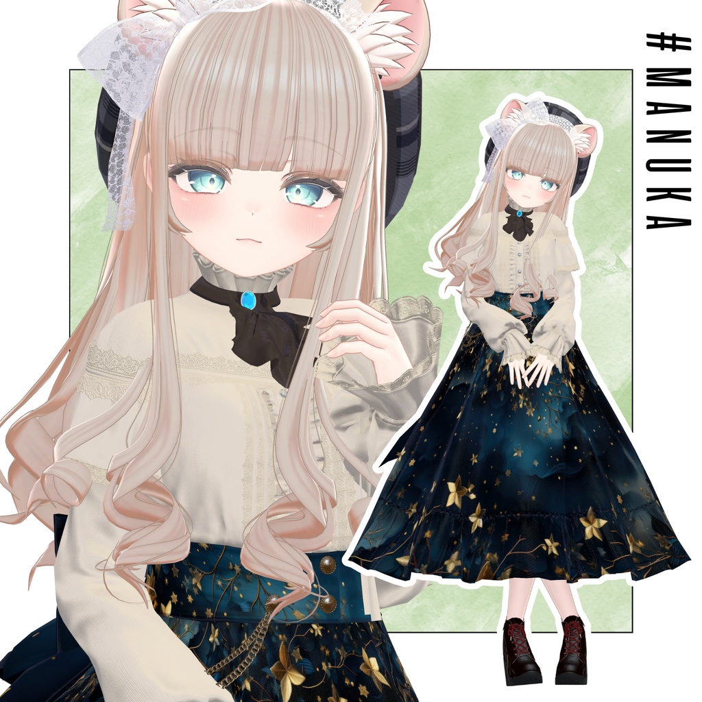 【髪+ヘアアクセ】LadyCurlHair