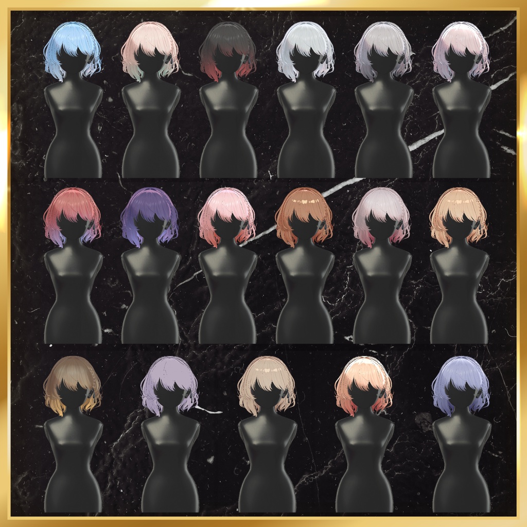 【ヘアアクセ2種付】浪漫ボブ