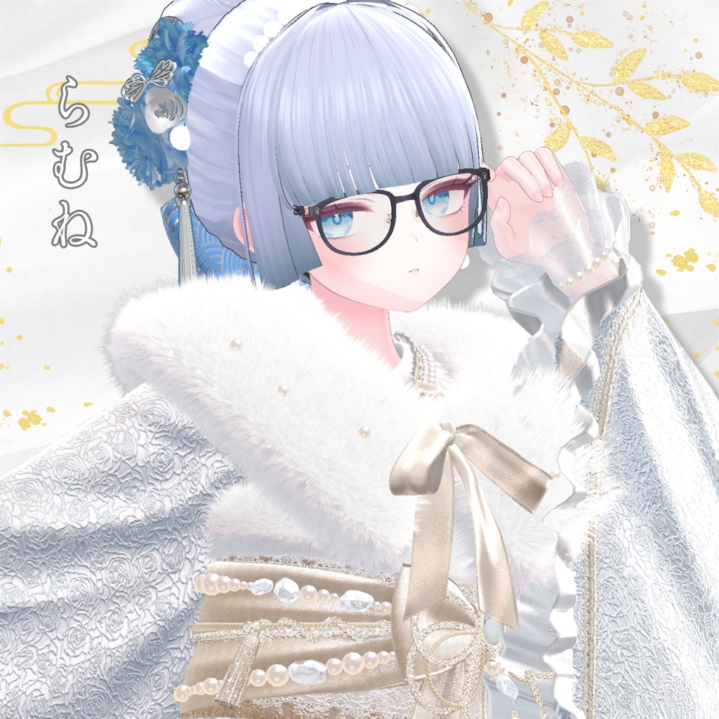 ✨セール中✨【ヘアアクセ2種付】初夢シニヨン