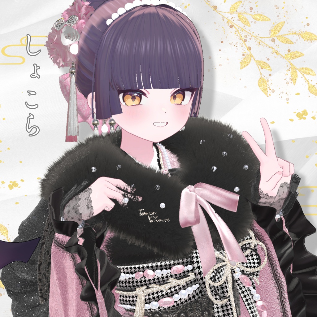 ✨セール中✨【ヘアアクセ2種付】初夢シニヨン