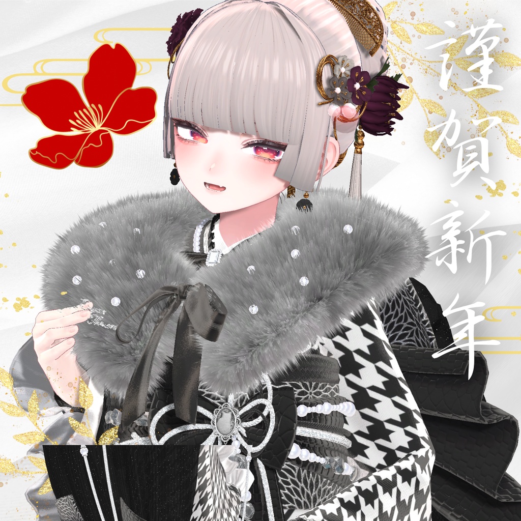 ✨セール中✨【ヘアアクセ2種付】初夢シニヨン