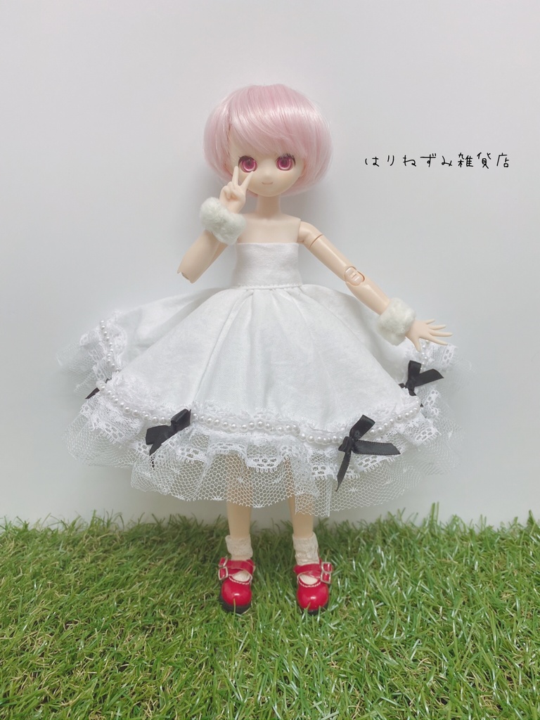 うさ耳ポンチョ付き お洋服セットᕱ⑅ᕱ♡【B品】
