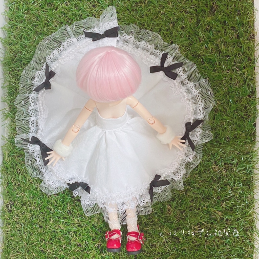 うさ耳ポンチョ付き お洋服セットᕱ⑅ᕱ♡【B品】