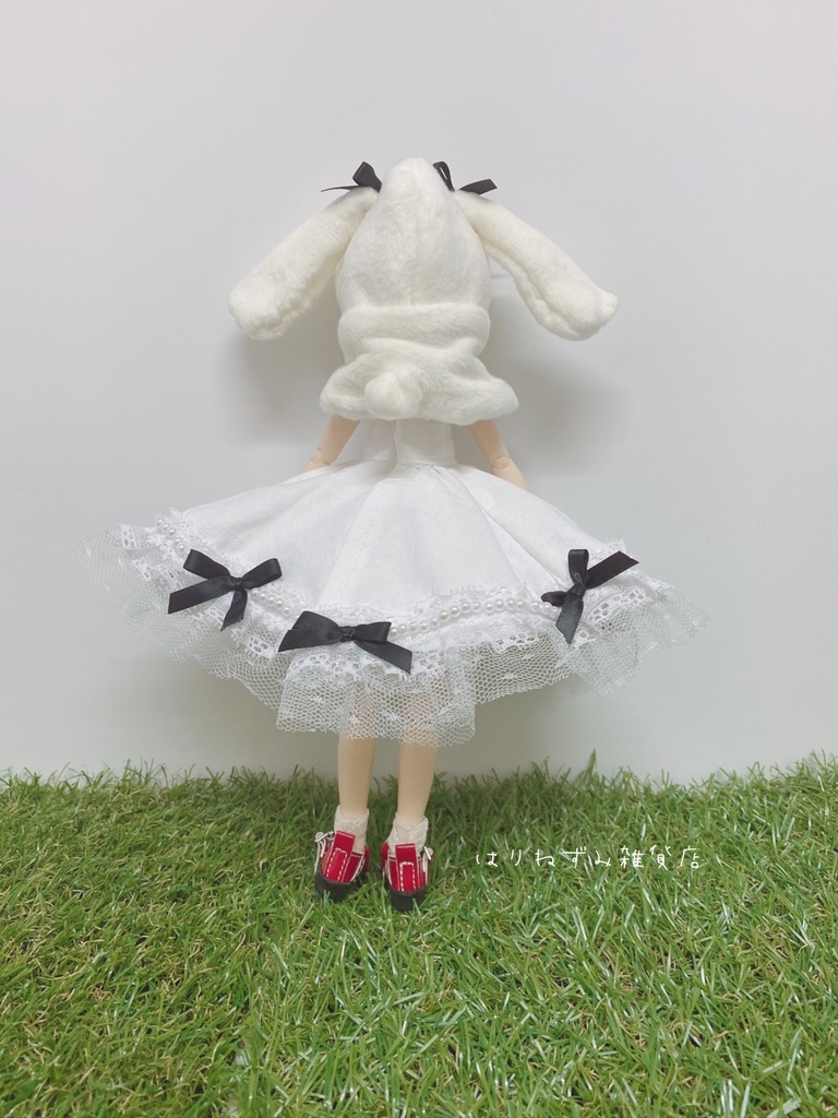 うさ耳ポンチョ付き お洋服セットᕱ⑅ᕱ♡【B品】