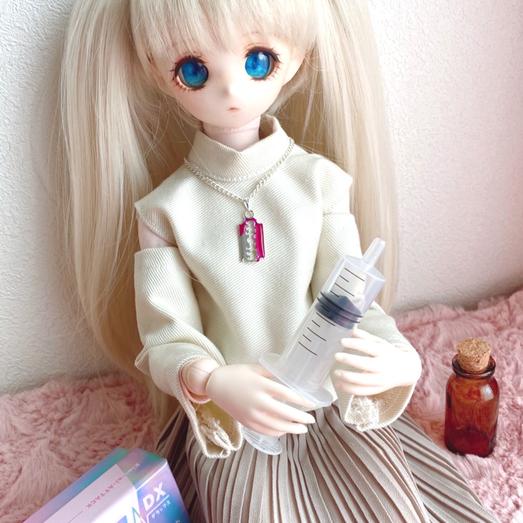 title:哀₍あい₎に溺れる / 両刃カミソリ ネックレス