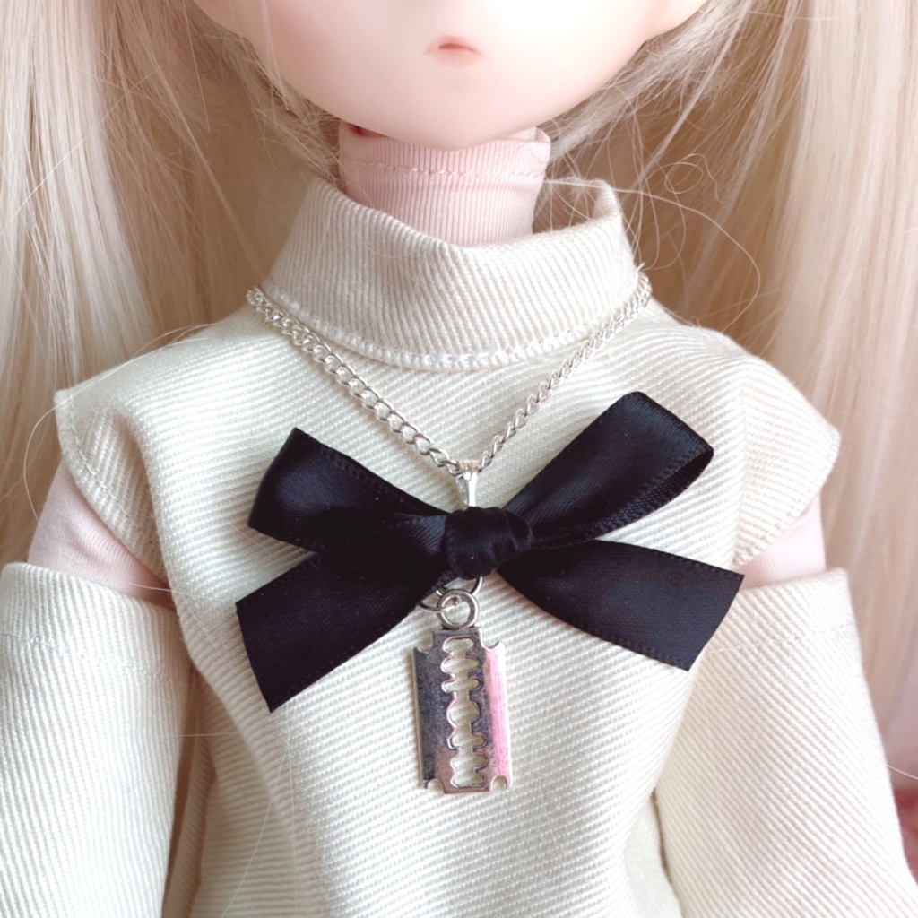 title:哀₍あい₎に溺れる / 両刃カミソリ ネックレス