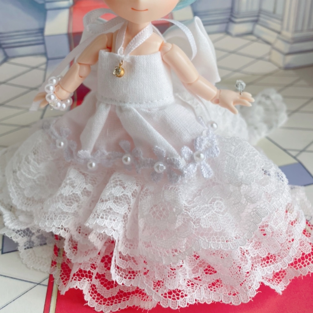 ウェディングドレス① (2022年ver.) 【オビツ11】