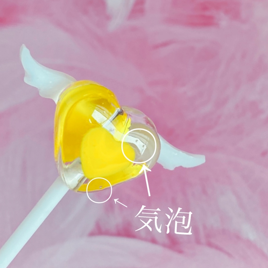 【B品】ハート×天使の羽 キャンディ