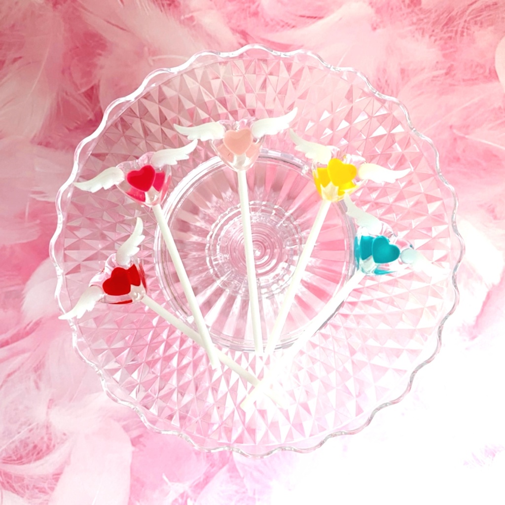 【B品】ハート×天使の羽 キャンディ