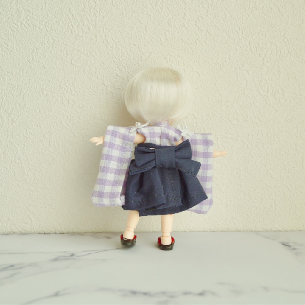 ギンガムチェック 着物セット 【B品】