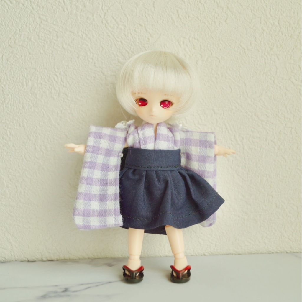 ギンガムチェック 着物セット 【B品】