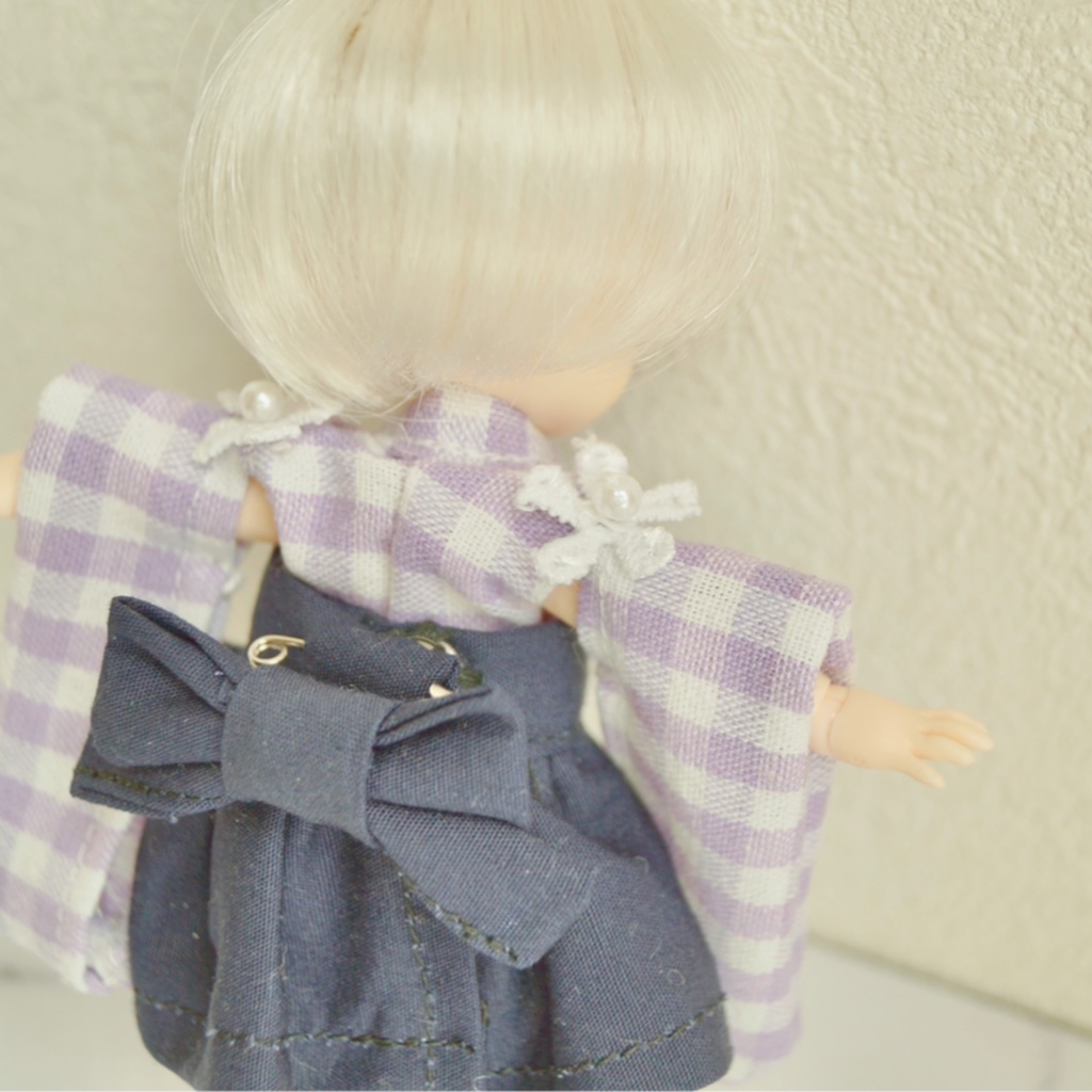 ギンガムチェック 着物セット 【B品】