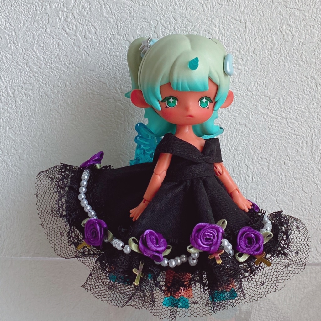 ✝︎ゴシック調ドレス✝︎【オビツ11向け】