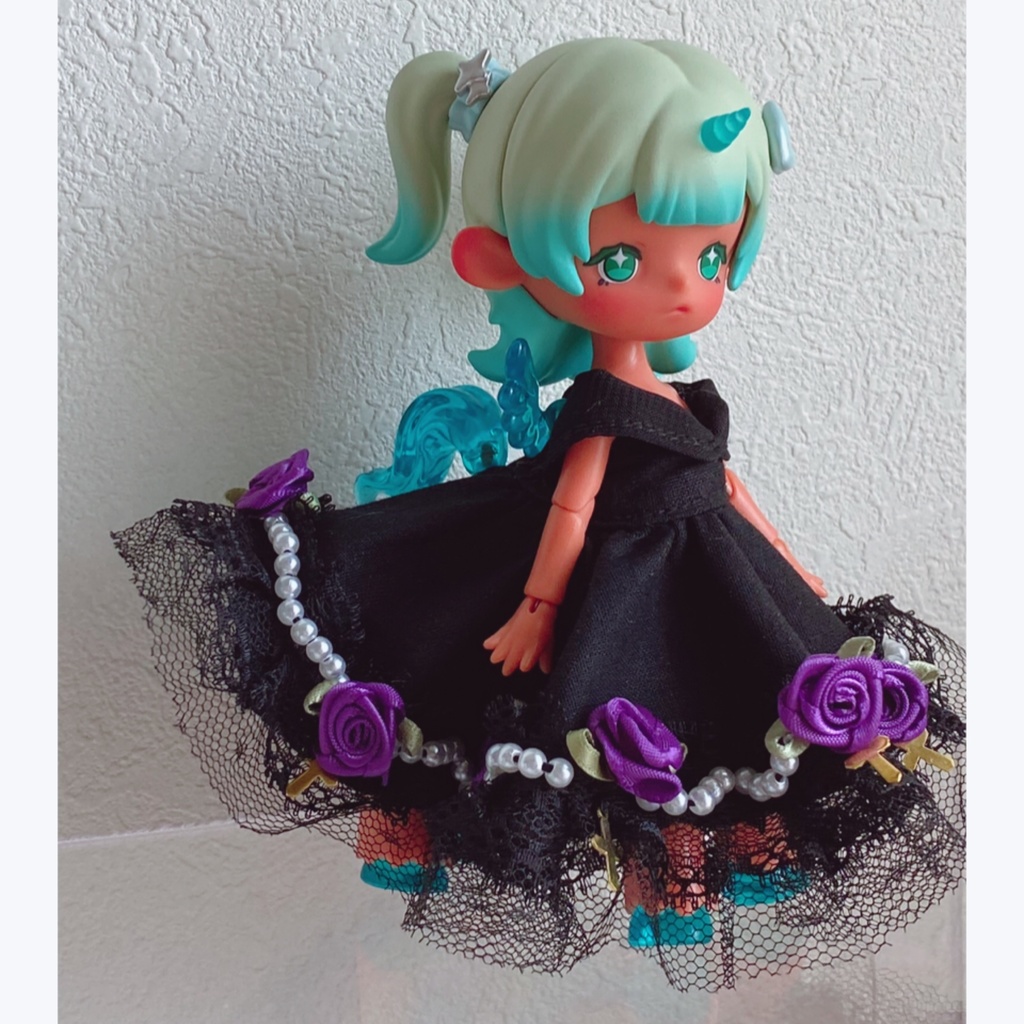 ✝︎ゴシック調ドレス✝︎【オビツ11向け】