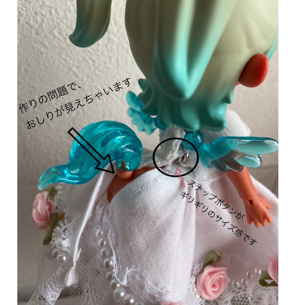 ✝︎ゴシック調ドレス✝︎【オビツ11向け】