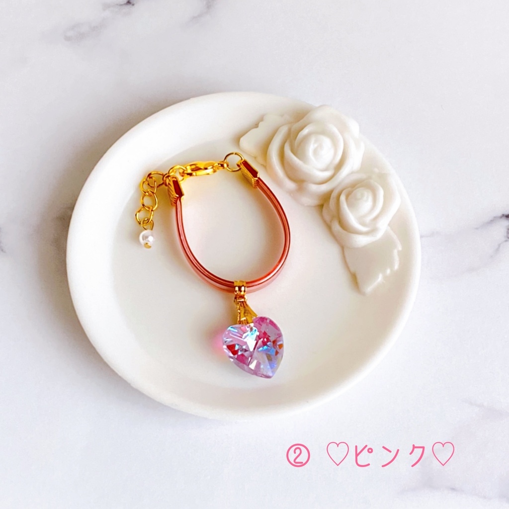 ハート チョーカー(ガラス製) B～C品