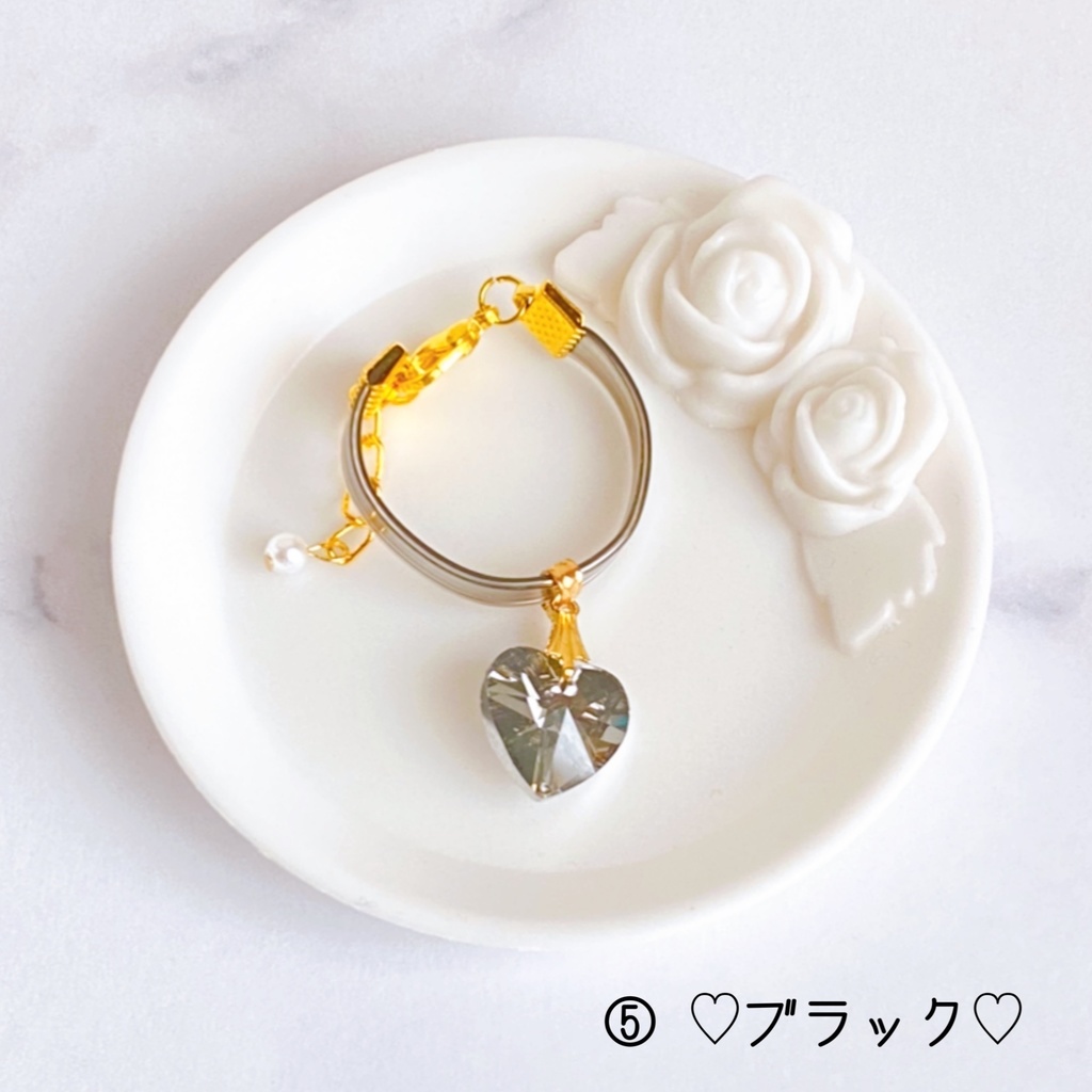 ハート チョーカー(ガラス製) B～C品
