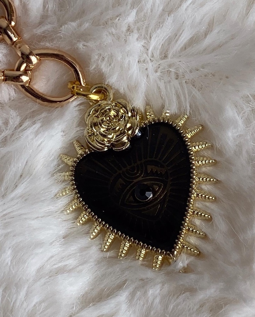 コジック調 ハート ネックレス