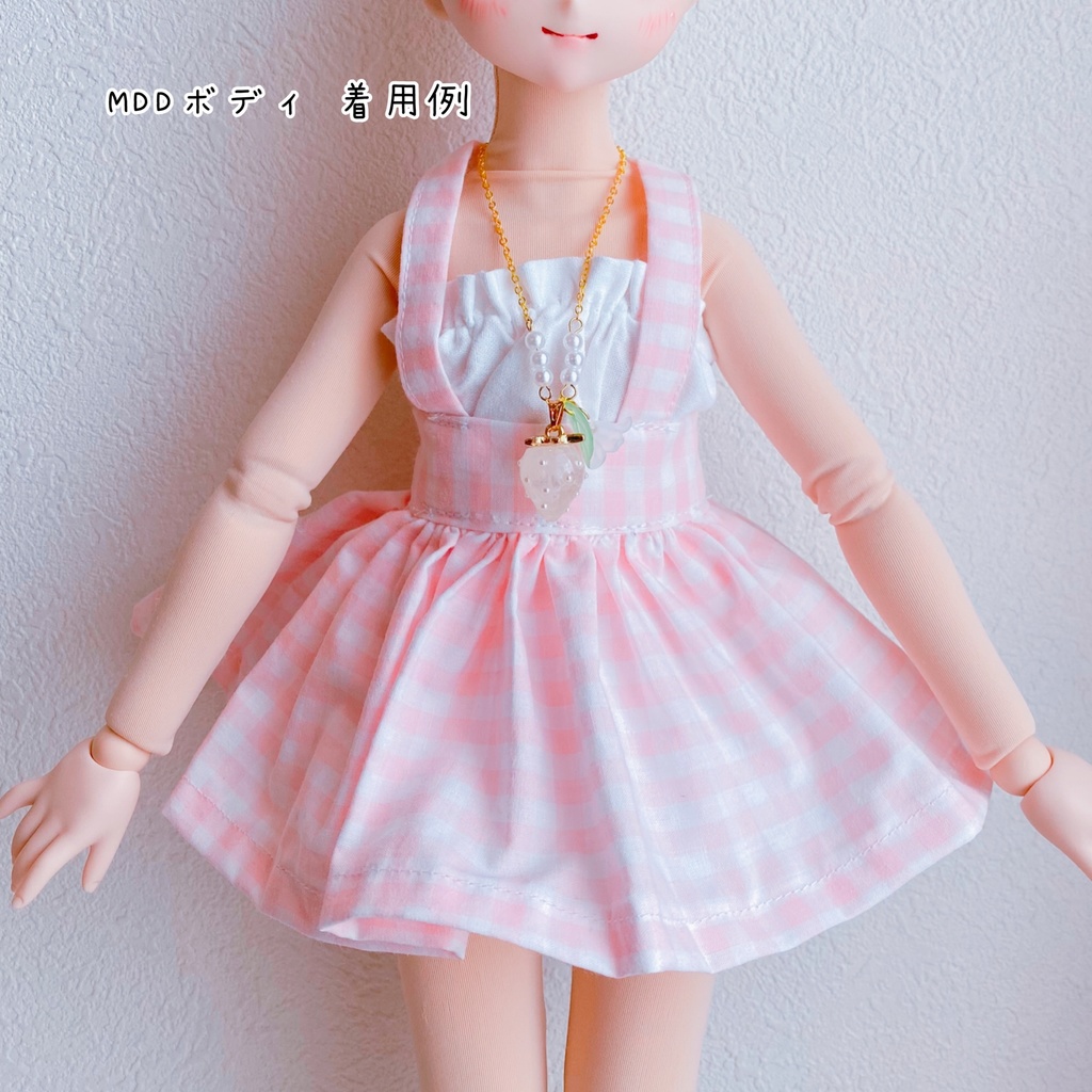 いちごのネックレス【1/4〜1/3サイズ向け】【B~C品】
