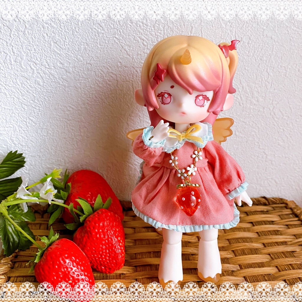 いちごのポシェット【1/12向け】【B～C品】