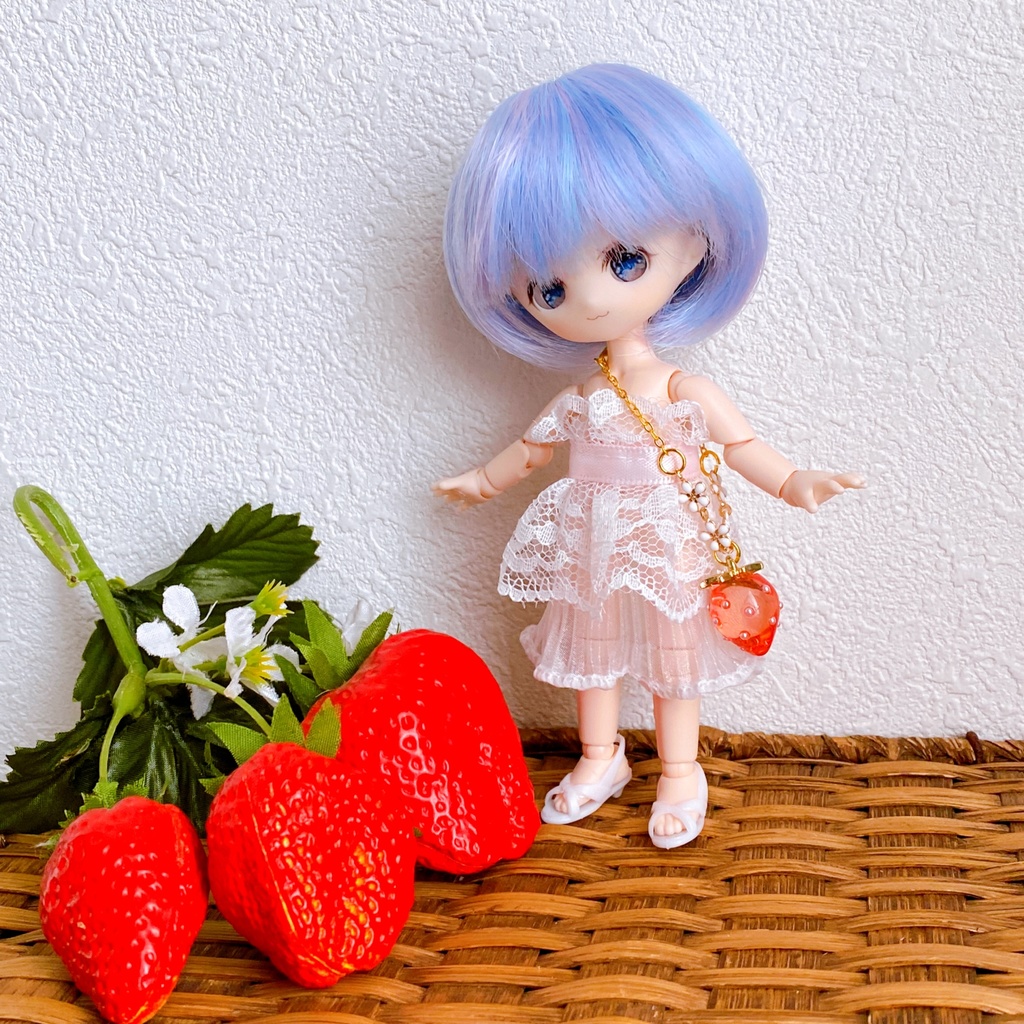 いちごのポシェット【1/12向け】【B～C品】