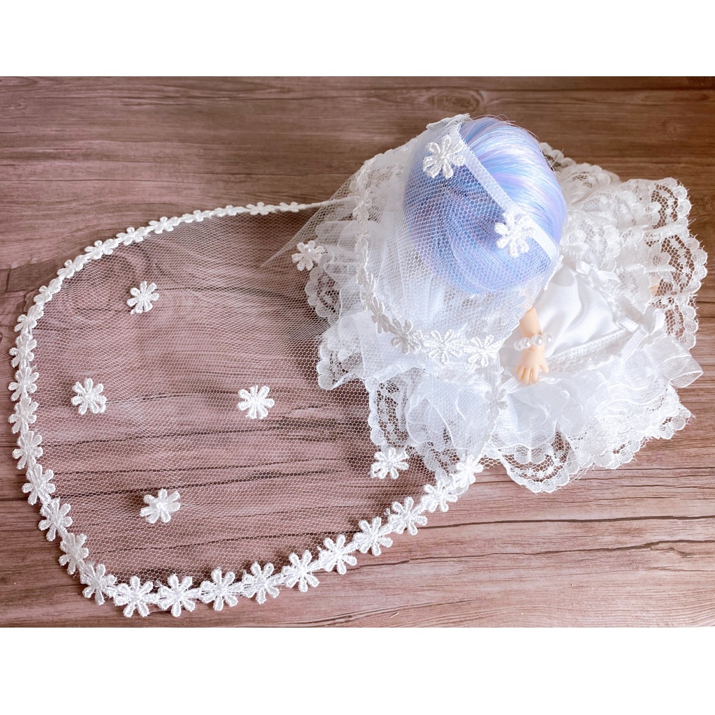 【オビツ11向け】ウェディングドレス①(2024年ver.)【B品】