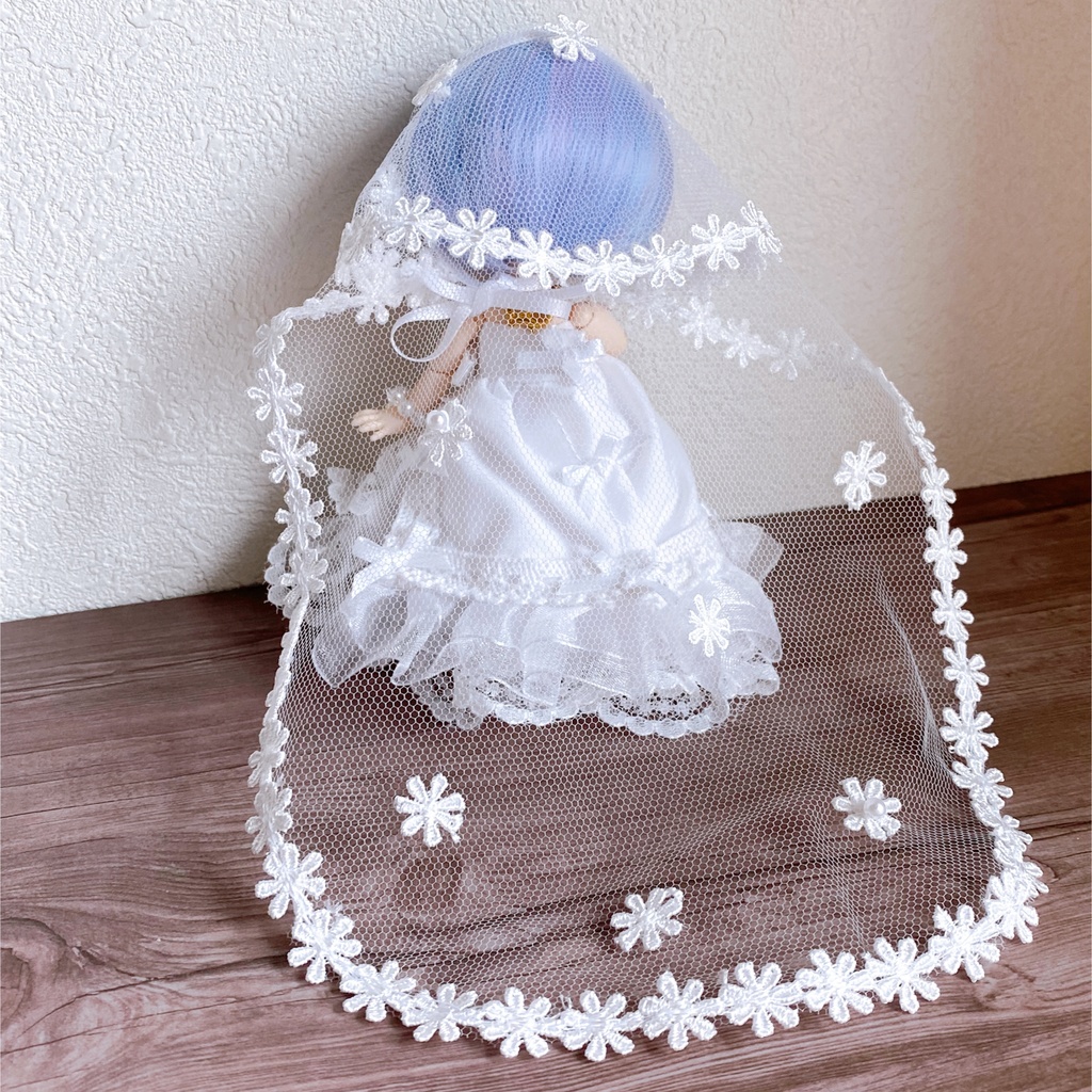 【オビツ11向け】ウェディングドレス①(2024年ver.)【B品】