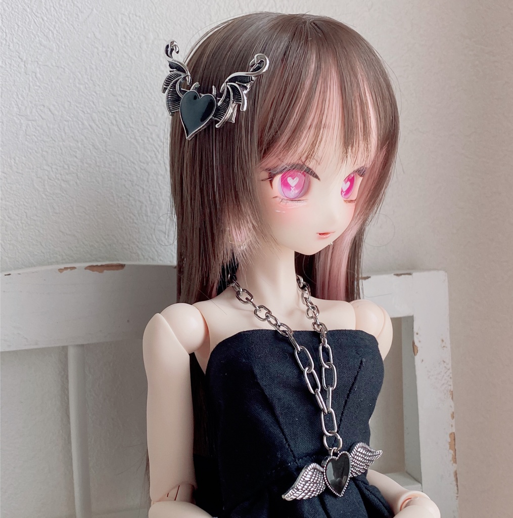 アンティーク調 エンジェルハート♡ネックレス