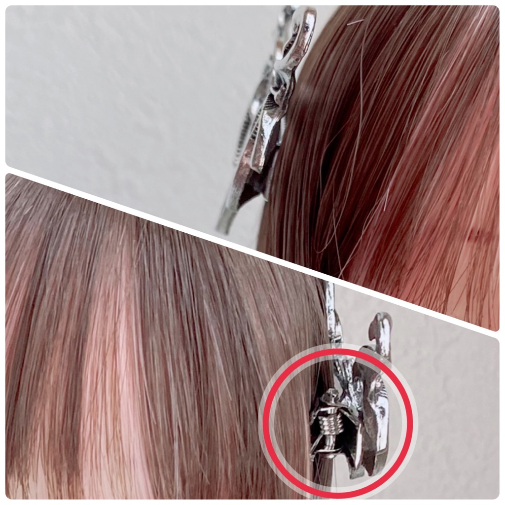 アンティーク調 恋するヴァンパイア♡ヘアクリップ