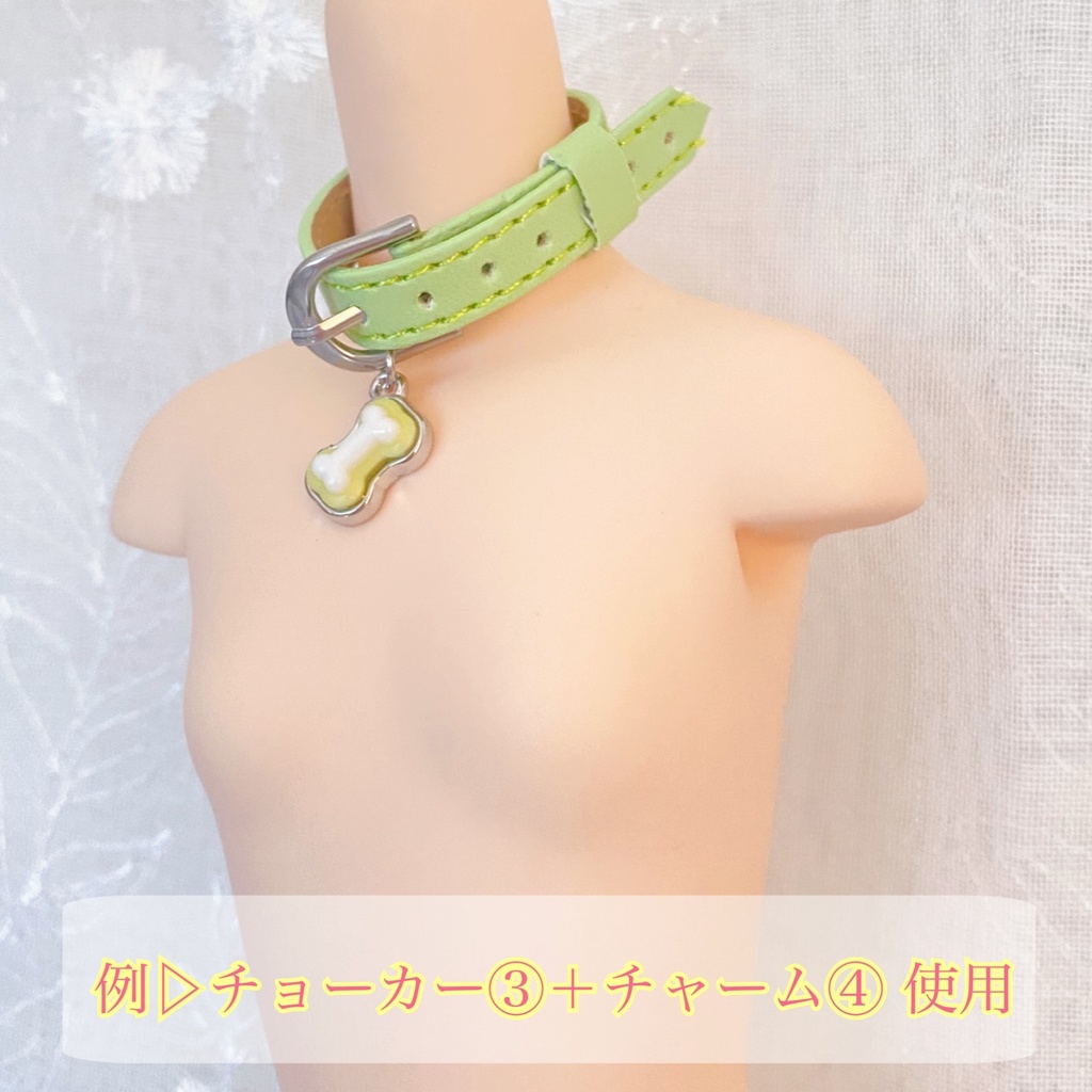 1/4~1/3 ドール用 チョーカー(首輪)【B〜C品】