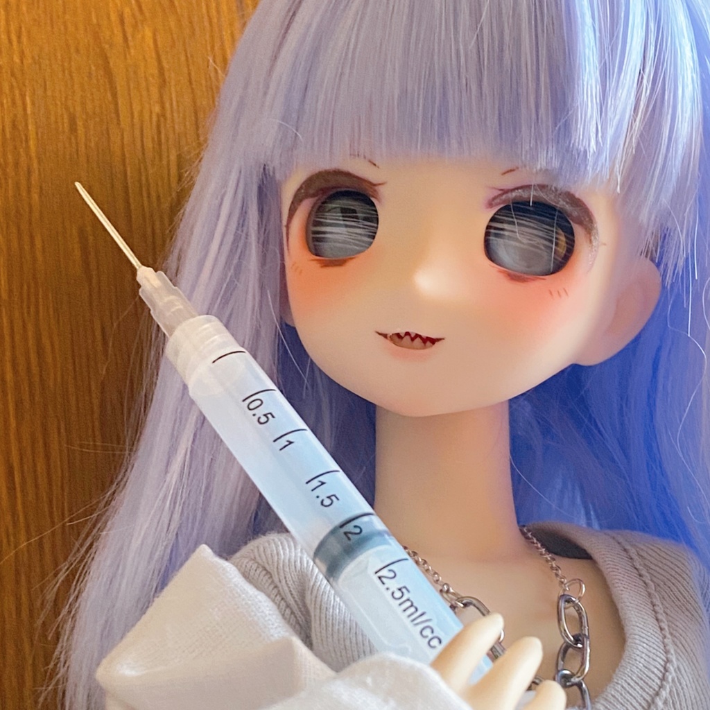 【難あり】オビツ50-04ヘッド+カボションアイ+眼鏡 セット⑯