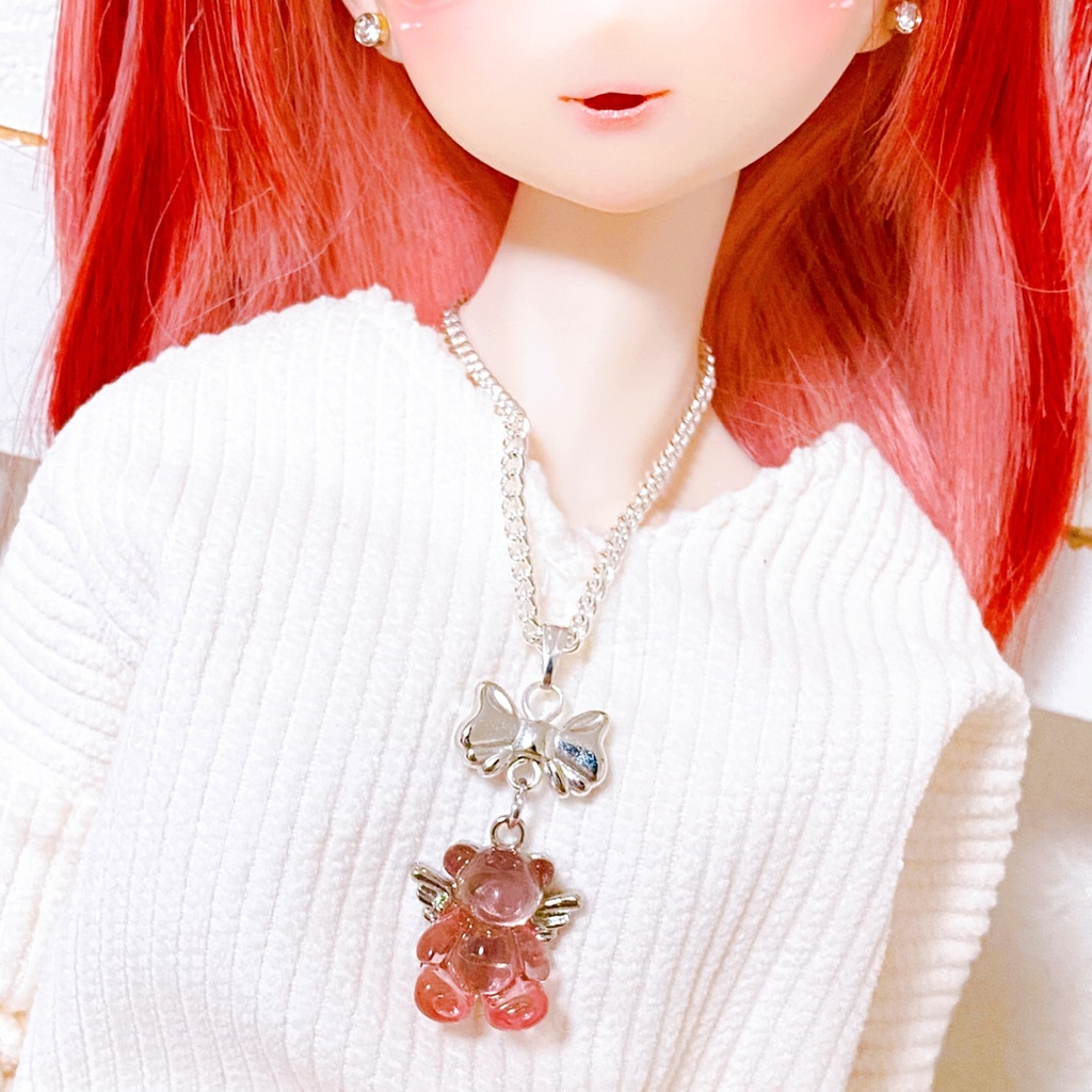 【1/4~1/3向け】うるちゅる くまさんネックレス