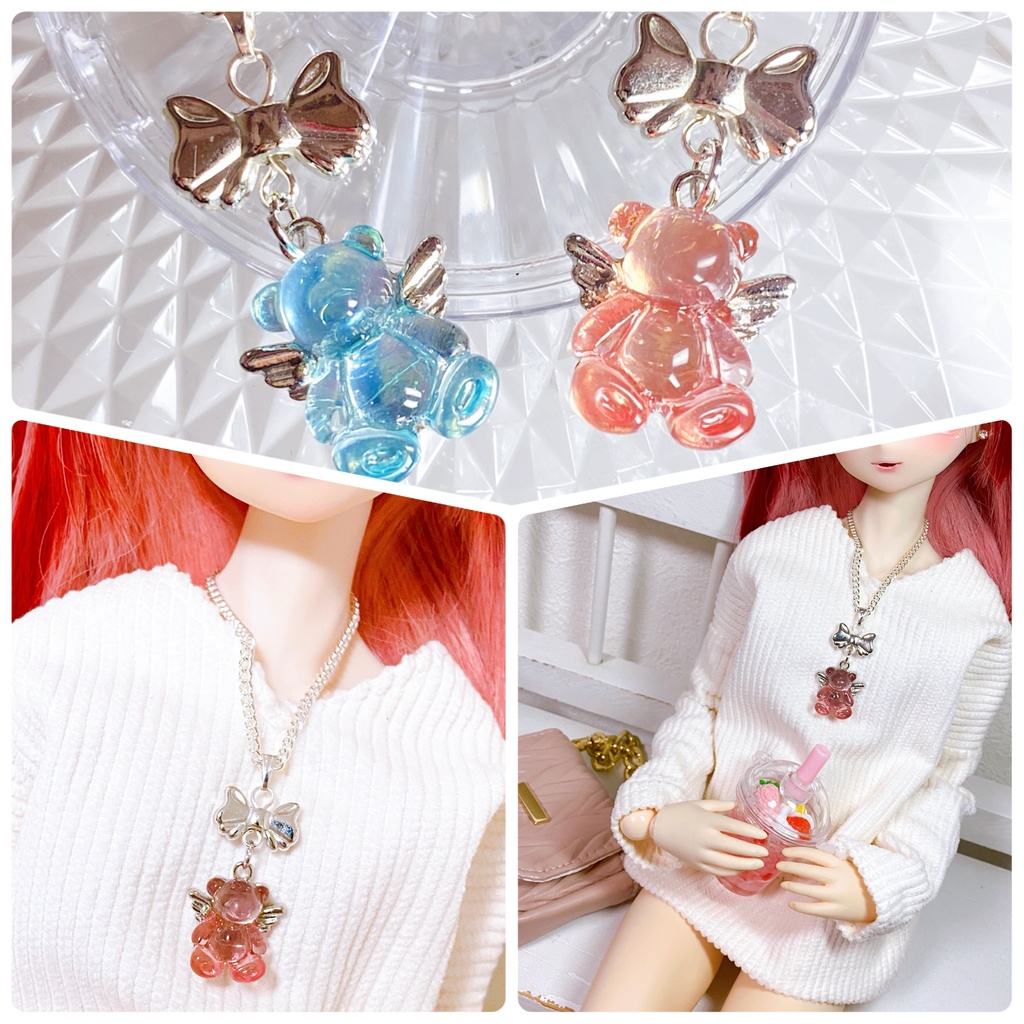 【1/4~1/3向け】うるちゅる くまさんネックレス