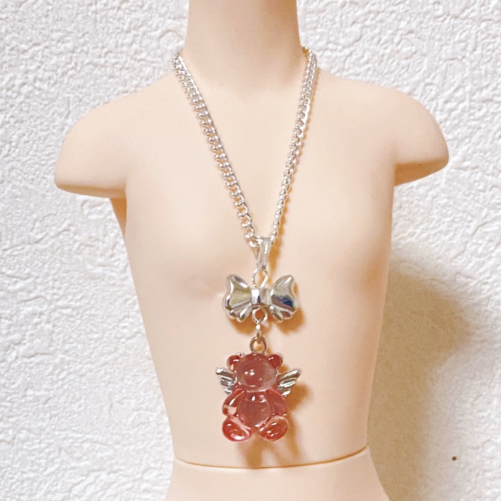 【1/4~1/3向け】うるちゅる くまさんネックレス