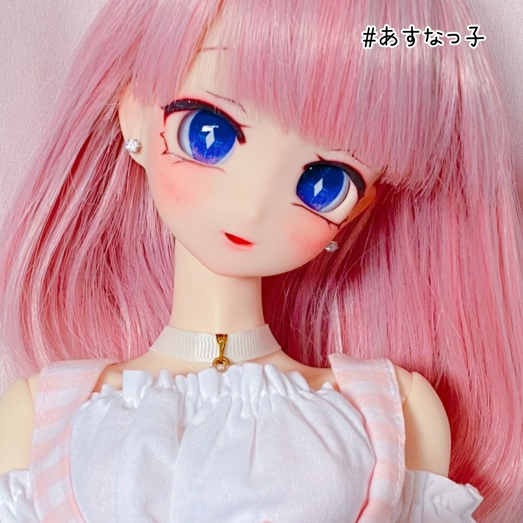 【難あり】オビツ50-04ヘッド+カボションアイ セット⑰