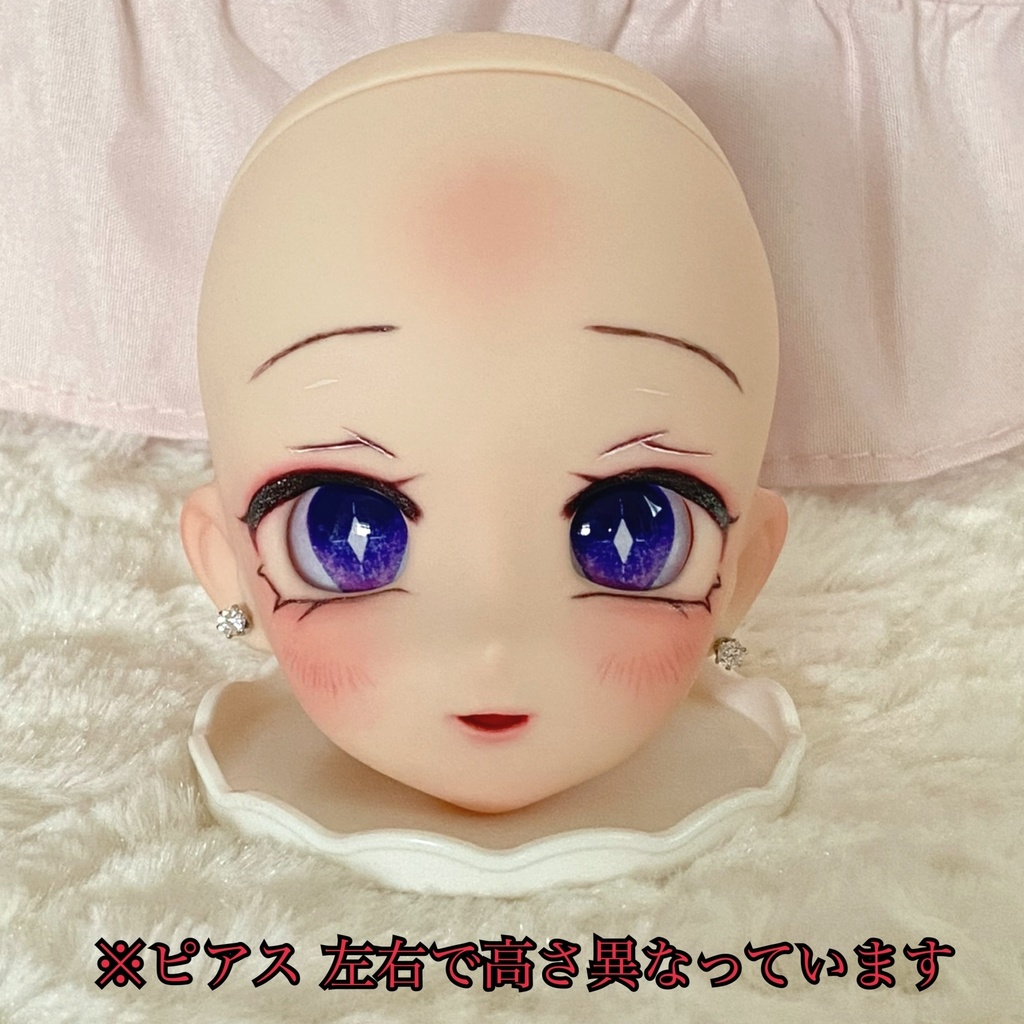 【難あり】オビツ50-04ヘッド+カボションアイ セット⑰