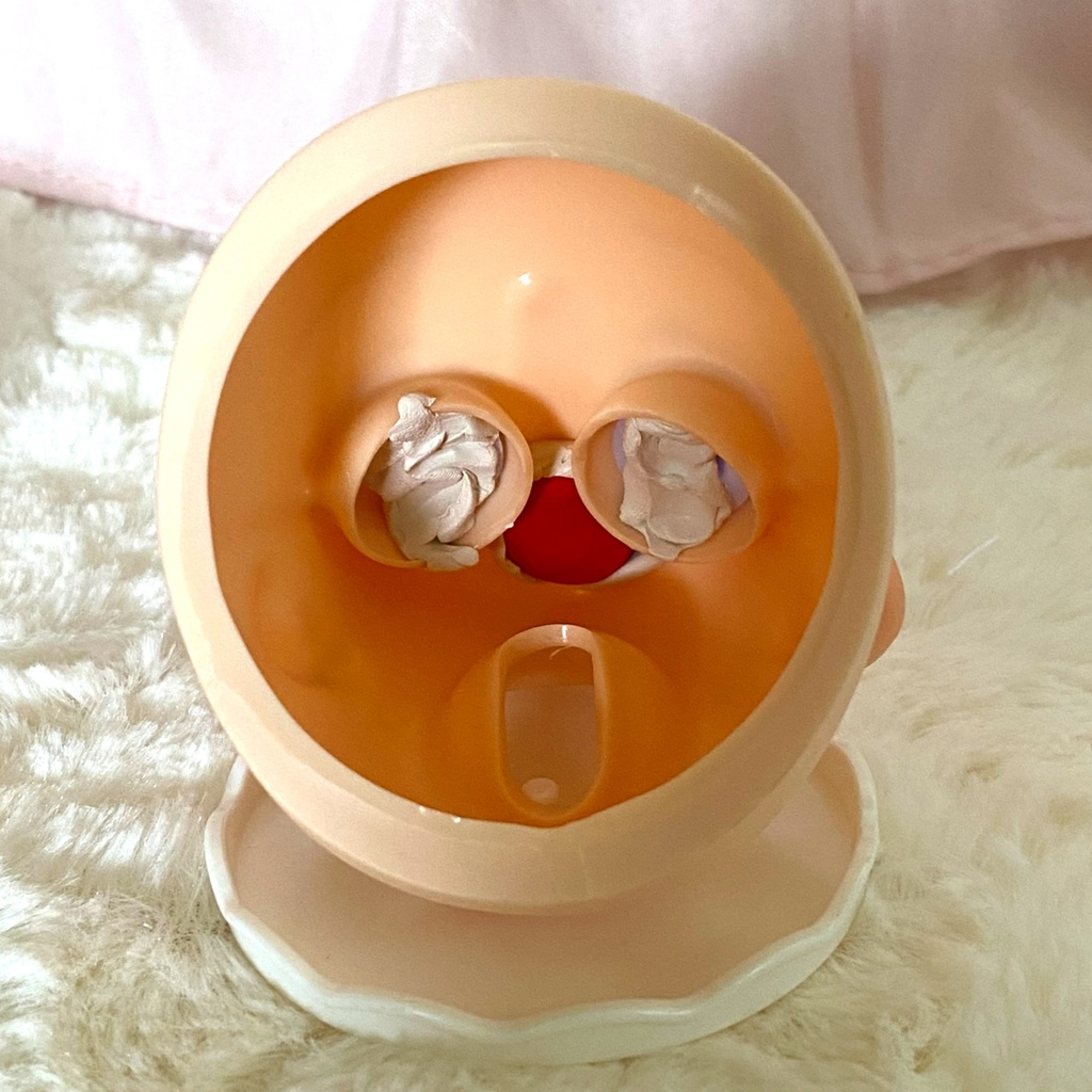 【難あり】オビツ50-04ヘッド+カボションアイ セット⑰