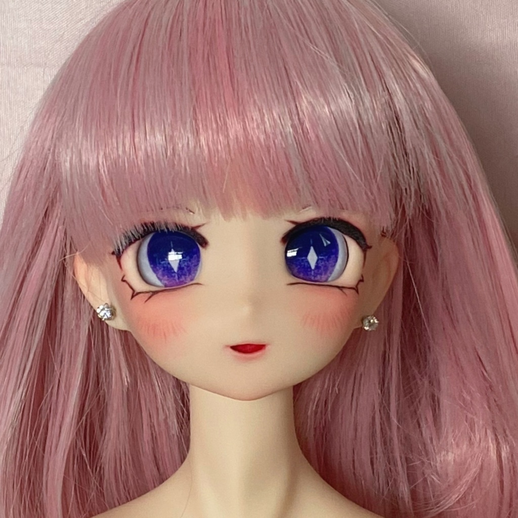 【難あり】オビツ50-04ヘッド+カボションアイ セット⑰