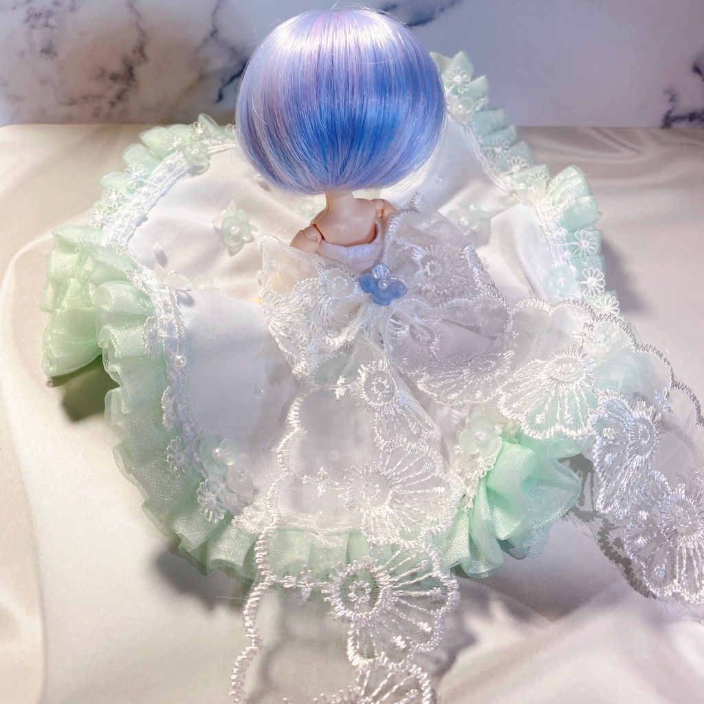 【オビツ11向け】ウェディングドレス①(2026年ver.)【B品】