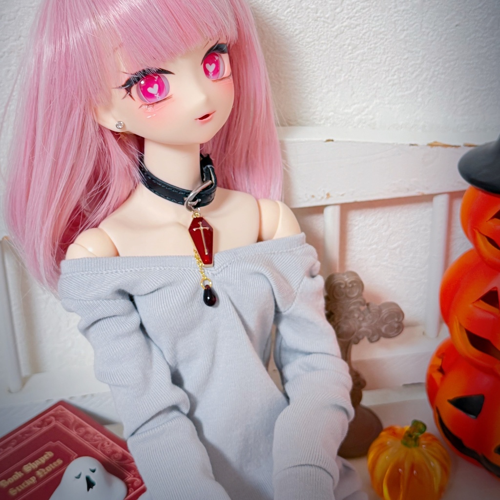 1/4~1/3 ドール用チョーカー(首輪) ヴァンパイアver.【B〜C品】
