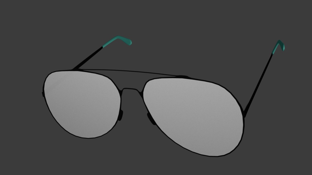 Aviator サングラス (3D)