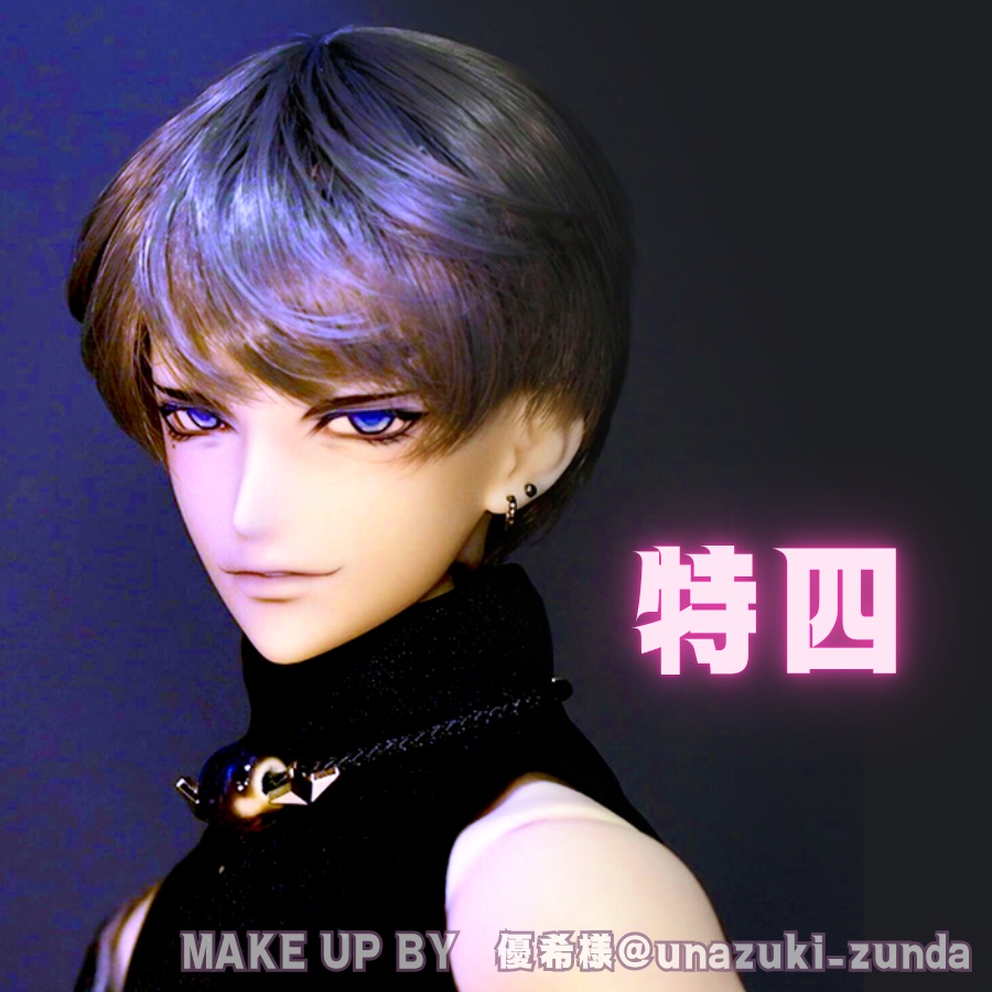 二木兔自制 スペードK特四【8/25まで受注生産】　キャスト　ノーメイク　ドールヘッド