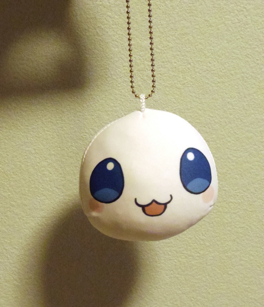 しろいおもち もちもちストラップ