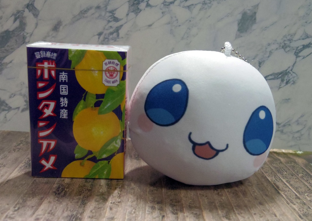 しろいおもち もちもちストラップ