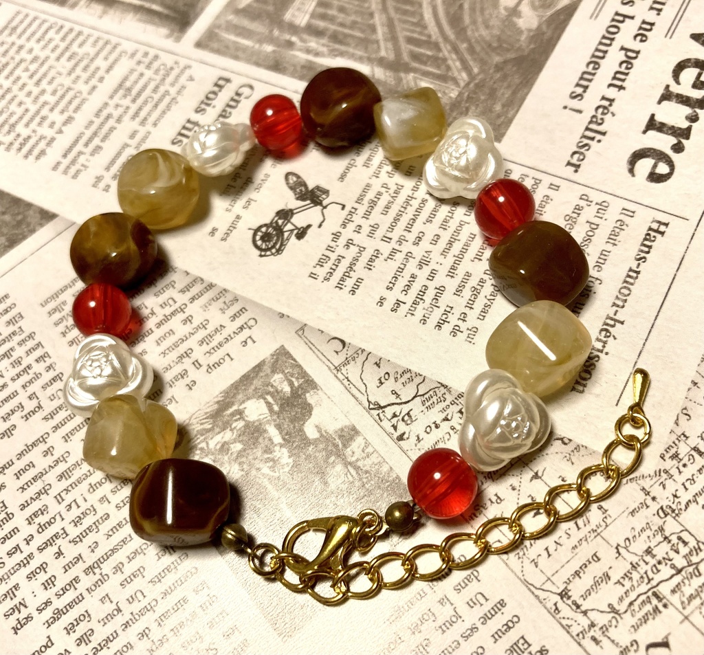 メロンソーダフロート&コーラフロートイメージブレスレット