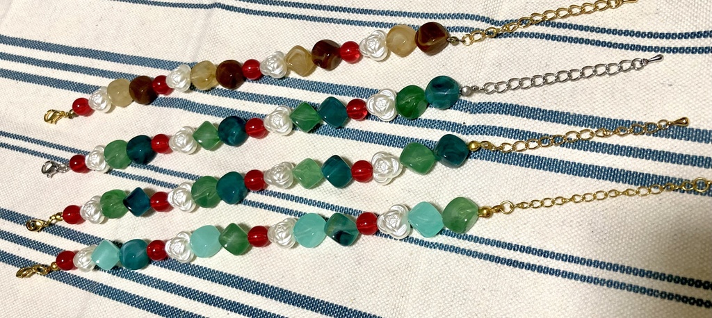 メロンソーダフロート&コーラフロートイメージブレスレット